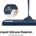 Силиконовый чехол Silicone с закрытым низом мятный для Apple iPhone 12 Pro(#2)