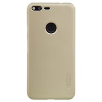 Пластиковый чехол с пленкой Nillkin Super Frosted Shield Gold для Google Pixel XL