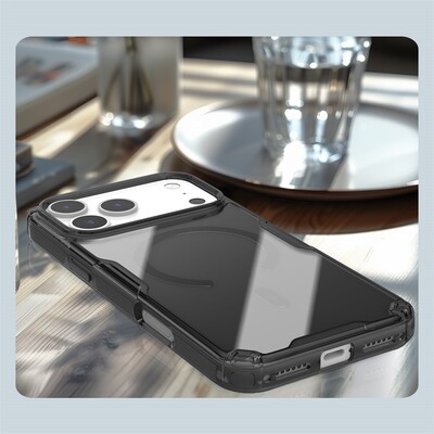 Силиконовый чехол Nillkin Nature TPU Pro Magnetic Case затемненный для Apple iPhone 17 Pro Max(12)