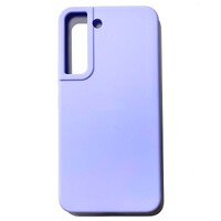 Силиконовый чехол Silicone Case с логотипом лавандовый для Samsung Galaxy S22