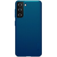Пластиковый чехол с подставкой Nillkin Super Frosted Shield Синий для Samsung Galaxy S21