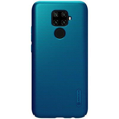 Пластиковый чехол с подставкой Nillkin Super Frosted Shield Синий для Huawei Mate 30 Lite (Nova 5i Pro)(1)