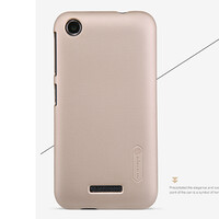 Пластиковый чехол с пленкой Nillkin Super Frosted Shield Gold для HTC Desire 320