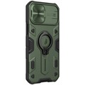 Противоударная-накладка Nillkin CamShield Armor зеленая для Apple iPhone 12 mini(#3)