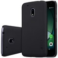 Пластиковый чехол с пленкой Nillkin Super Frosted Shield Black для Motorola Moto G4 Play(#3)