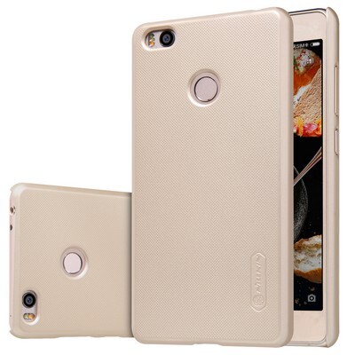 Пластиковый чехол с пленкой Nillkin Super Frosted Shield Gold для Xiaomi Mi4S(3)