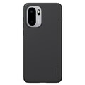 Пластиковый чехол с пластиной Magsafe Nillkin Super Frosted Shield Pro Magnetic Case черный для OnePlus Ace 6/ Ace 6T(#1)