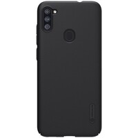 Пластиковый чехол с подставкой Nillkin Super Frosted Shield Черный для Samsung Galaxy A11/M11