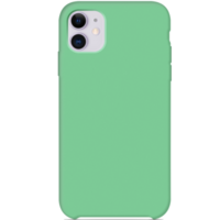 Силиконовый чехол мятный для Apple iPhone 11