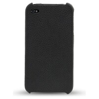 Кожаный чехол накладка Melkco Snap Cover Black LC для Apple iPhone 4/4S