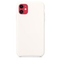 Силиконовый чехол белый для Apple iPhone 11(#2)