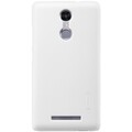 Пластиковый чехол с пленкой Nillkin Super Frosted Shield White для Xiaomi Redmi Note 3/Redmi Note 3 Pro(#1)