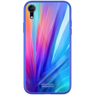 Защитный чехол NILLKIN Tempered Plaid Синий для Apple iPhone XR(1)