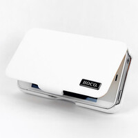Кожаный чехол HOCO Baron Leather Case White для Apple iPhone 4/4S