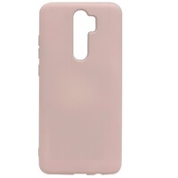 Силиконовый чехол Silicone Case бежевый для Xiaomi Redmi Note 8 Pro