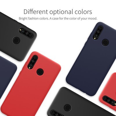 Силиконовый чехол-накладка Nillkin Flex Pure Case Черный для Huawei P30 Lite(5)