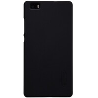 Пластиковый чехол с пленкой Nillkin Super Frosted Shield Black для Huawei Ascend P8