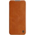 Кожаный чехол Nillkin Qin Leather Case Коричневый для Xiaomi Mi CC9 (Mi9 Lite)(#1)