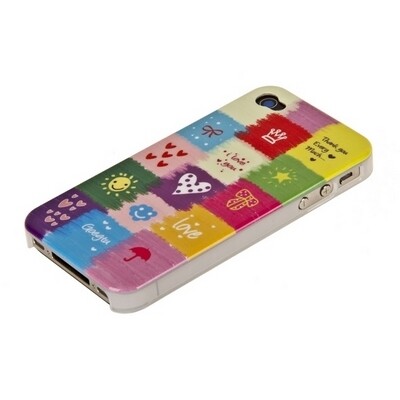 Пластиковый чехол Goeghtu i Love you для Apple iPhone 4/4S(2)