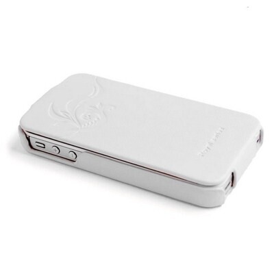 Кожаный чехол HOCO Leather Case Earl Fashion White для Apple iPhone 4/4S(1)