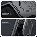 Магнитная накладка Nillkin Textured Prop Magnetic Case Черная для Samsung Galaxy S24 Ultra(#5)