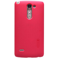 Пластиковый чехол Nillkin Super Frosted Shield Bright Red  для LG G3 Stylus D690