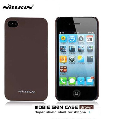 Пластиковый чехол Nillkin D-Style Matte Brown для Apple iPhone 4/4S(1)