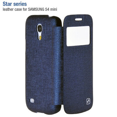 Полиуретановый чехол HOCO Star Series Case Dark Blue для Samsung i9190 Galaxy S4 mini(4)