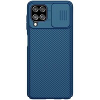 Чехол-накладка Nillkin CamShield Синяя для Samsung Galaxy A22
