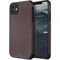 Чехол-накладка Uniq Sueve коричневая для Apple iPhone 11