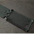 Кожаный чехол книга Armor Case Black для Samsung i9070 Galaxy S Advance(#2)