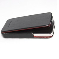 Кожаный чехол книга HOCO Duck Black для Apple iPhone 4/4S