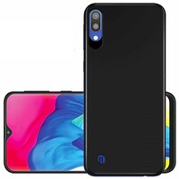 Силиконовый чехол TPU Matte Case 1mm черный для Samsung Galaxy M20