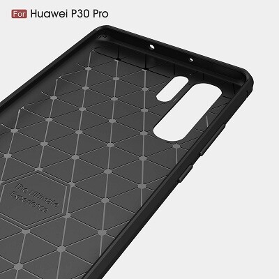 Защитный чехол UniCase Carbon черный для Huawei P30 Pro(5)