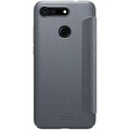 Полиуретановый чехол книга Nillkin Sparkle Leather Case Черный для Huawei Honor View 20(#2)