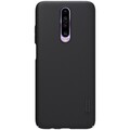 Пластиковый чехол с подставкой Nillkin Super Frosted Shield Черный для Xiaomi Redmi K30 (Poco X2)(#1)