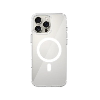 Пластиковый чехол KZDOO Iceguard Magsafe прозрачный для Apple iPhone 16 Pro(1)