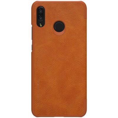 Кожаный чехол Nillkin Qin Leather Case Коричневый  для Huawei P Smart Plus\ Nova 3i(2)