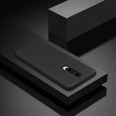 Силиконовый бампер Nillkin Rubber-wrapped Protective Case Черный для Xiaomi Redmi K30 (Poco X2)(3)