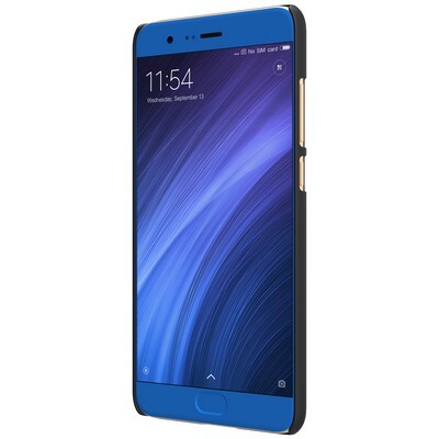 Пластиковый чехол с подставкой Nillkin Super Frosted Shield Black для Xiaomi Mi Note 3(2)
