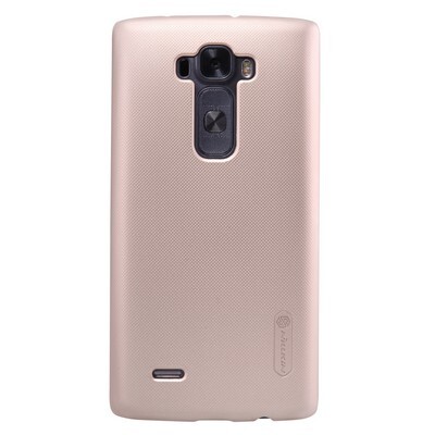 Пластиковый чехол с пленкой Nillkin Super Frosted Shield Gold для LG G Flex 2 H959(1)