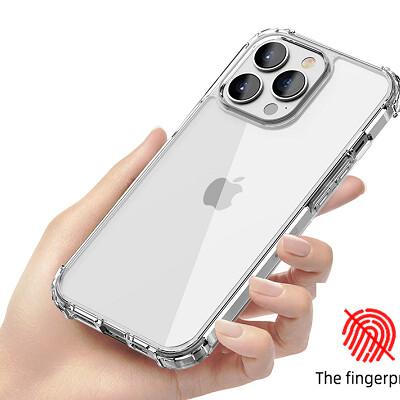 Противоударный чехол Ipaky Crystal Bumper Case прозрачный для Apple iPhone 13(7)