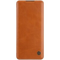 Кожаный чехол Nillkin Qin Leather Case Коричневый для Huawei Honor 30 Pro