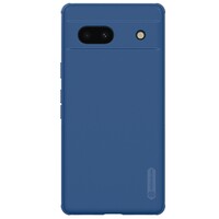 Пластиковый чехол Nillkin Super Frosted Shield Pro Синий для Google Pixel 7a