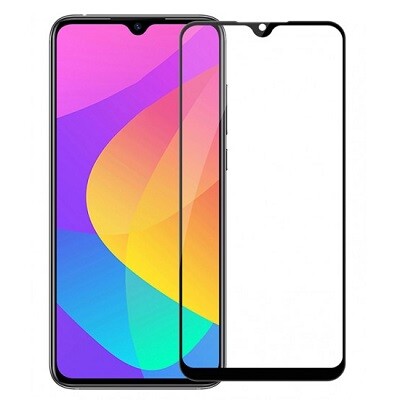 Противоударное защитное стекло Full Glue 0.3mm черное для Xiaomi Mi A3(1)
