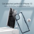 Силиконовый чехол Nillkin Nature TPU Pro Case Синий для Apple iPhone 13 Pro(#7)