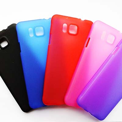 Силиконовый чехол Becolor Black Mat для Samsung G850 Galaxy Alpha(3)