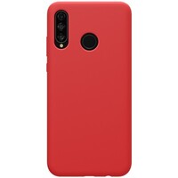 Силиконовый чехол-накладка Nillkin Flex Pure Case Красный для Huawei P30 Lite