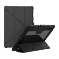 Защитный чехол Nillkin Bumper Leather Case Pro Multi-angle Черный для Samsung Galaxy Tab S9 5G(#3)