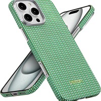 Кевларовый чехол Pitaka Ultra-Slim Case MagSafe Forest Green для Apple iPhone 16 Pro